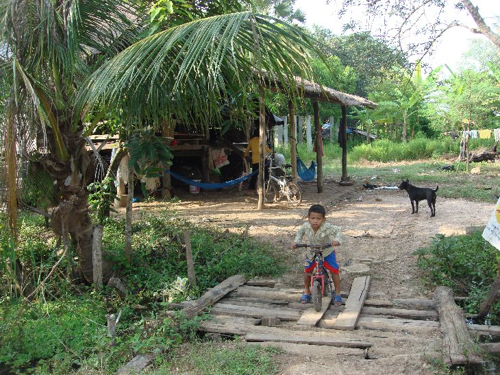 Poor Cambodian Family